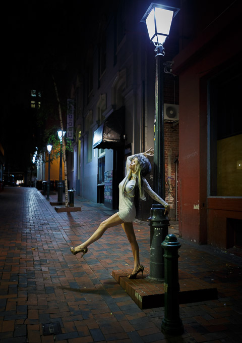 Amber Ravine - Nighttime in City