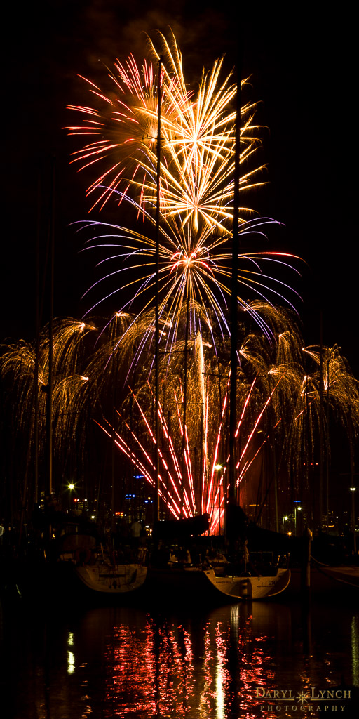 Fireworks at Royal Yacht Club, Williamstown, Victoria Daryl Lynch