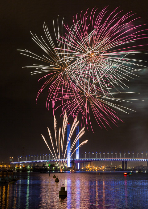 Docklands Fireworks in July & August 2015