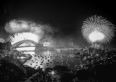 Sydney NYE 2016 Fireworks